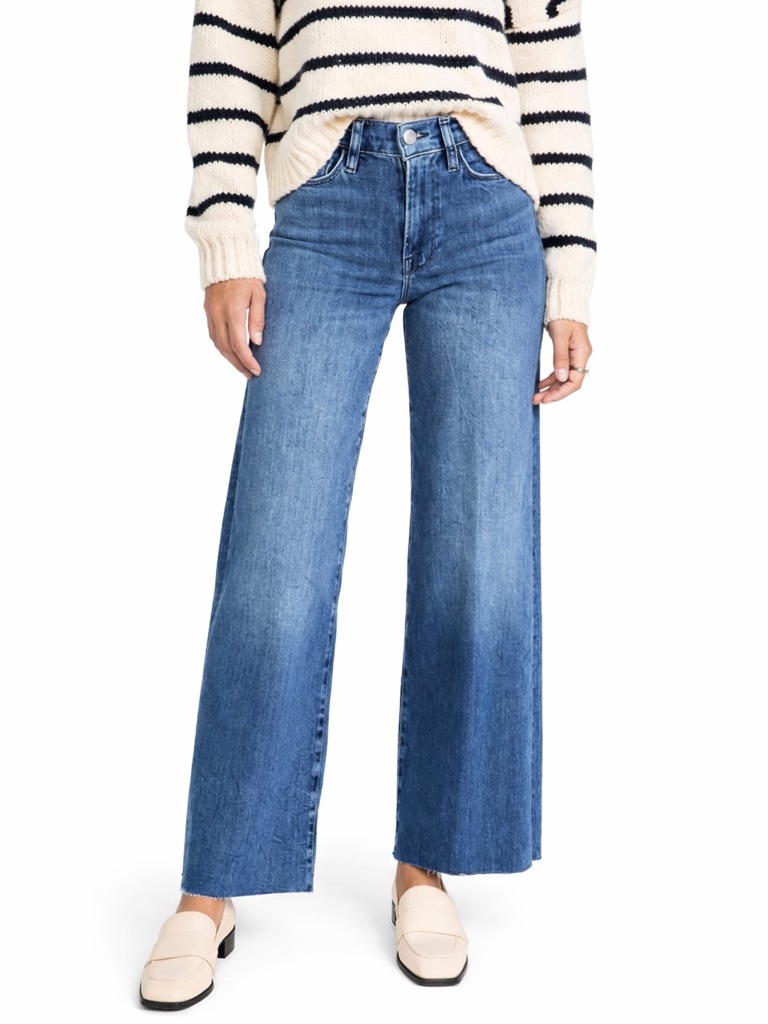 Frame Denim Women's Medium Blue Wide Leg Jeans